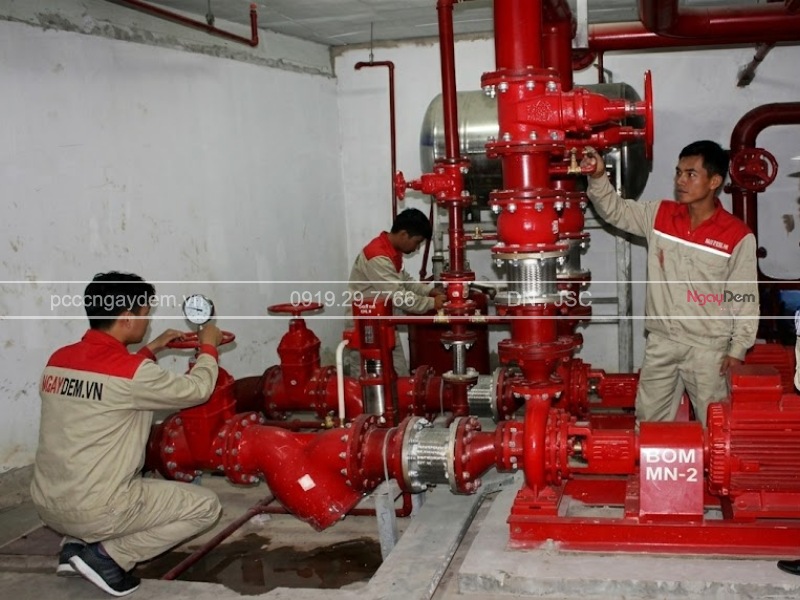 Lịch bảo dưỡng máy bơm PCCC