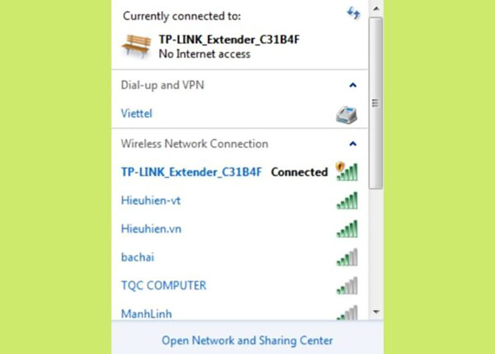Hướng dẫn cài đặt, cách sử dụng bộ kích sóng Wifi TP Link