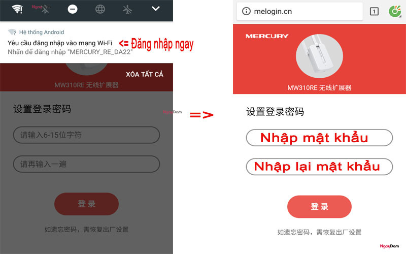 Cách cài đặt Kích Sóng Wifi Mercury 3 Râu MW310RE