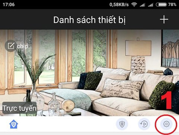 Lỗi camera yoosee bị ngược hình ảnh