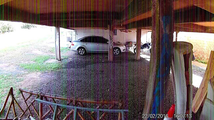 Lỗi camera yoosee hiển thị màn ảnh sọc