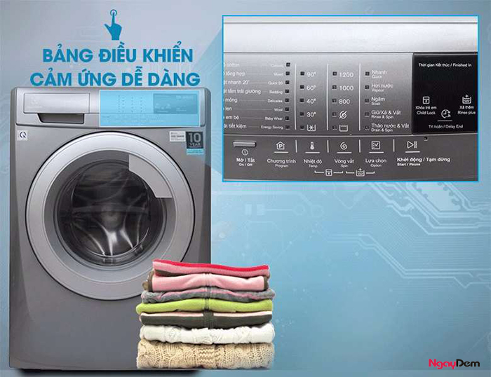 Tính năng máy giặt cửa trước