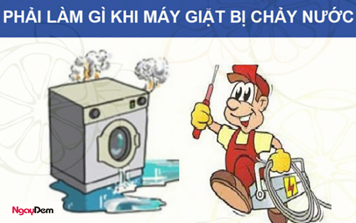 Máy giặt bị rò rỉ nước