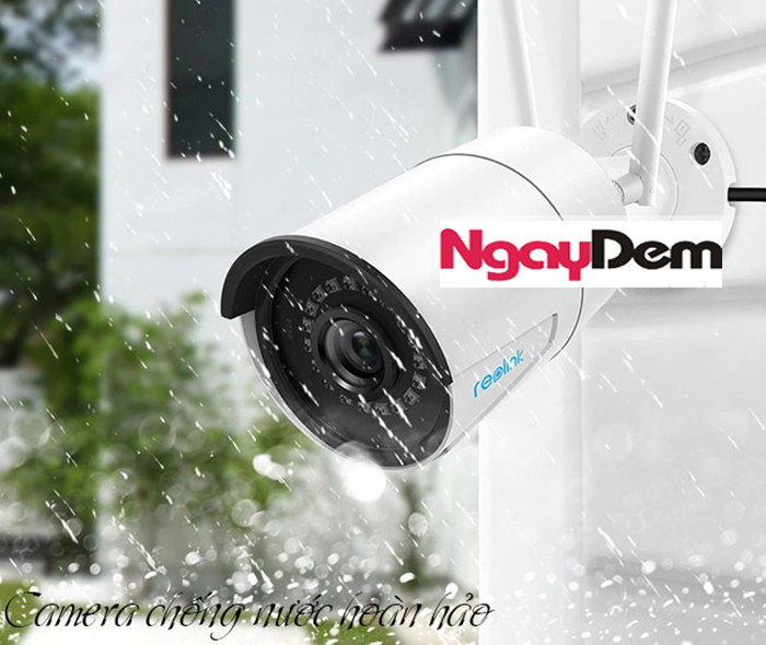 Camera wifi ngoài trời chống chịu được mưa, gió, nắng 