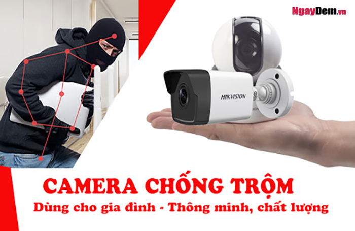 Camera wifi ngoài trời chống trộm