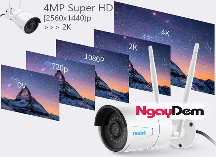 camera wifi ngoài trời độ nét