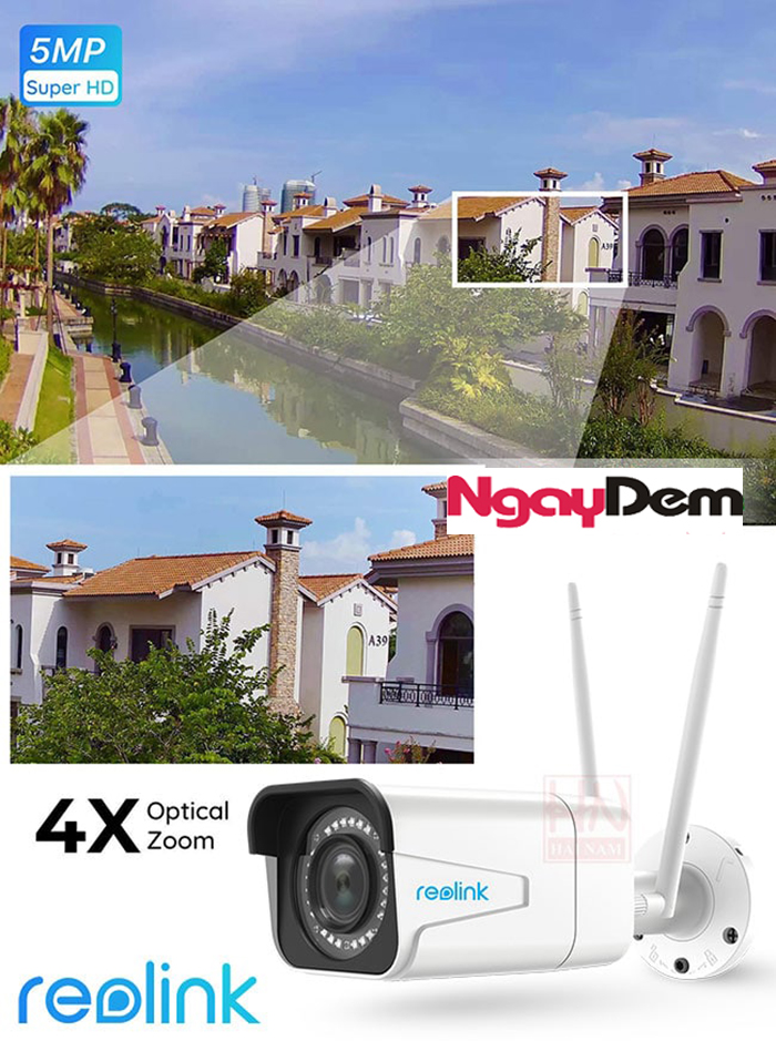 camera wifi ngoài trời có thể phóng to rõ nét