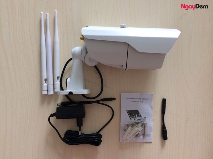 Cấu tạo camera năng lượng mặt trời 4g SmartZ IS09