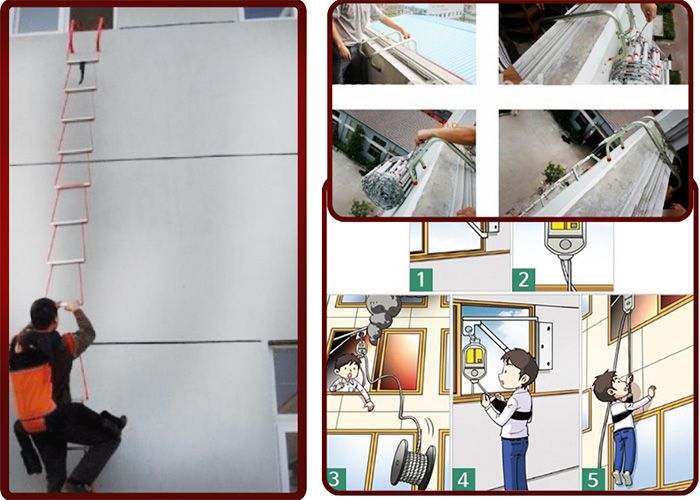 Hướng dẫn cách sử dụng thang thoát hiểm với 5 bước đơn giản