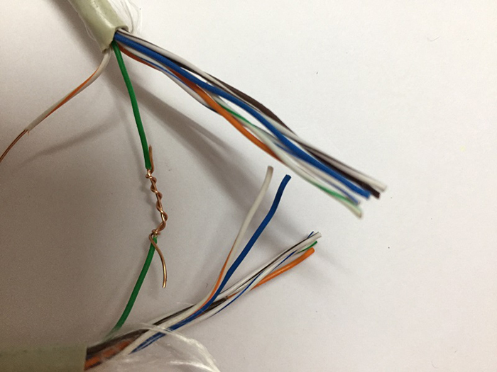 Cách nối dây mạng bị đứt giống dây điện