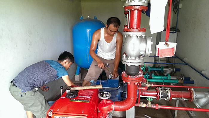 Bảo trì máy bơm pccc