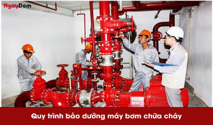 Quy trình bảo dưỡng máy bơm chữa cháy