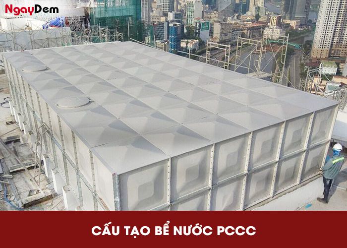 Cấu tạo của bể nước phòng cháy chữa cháy