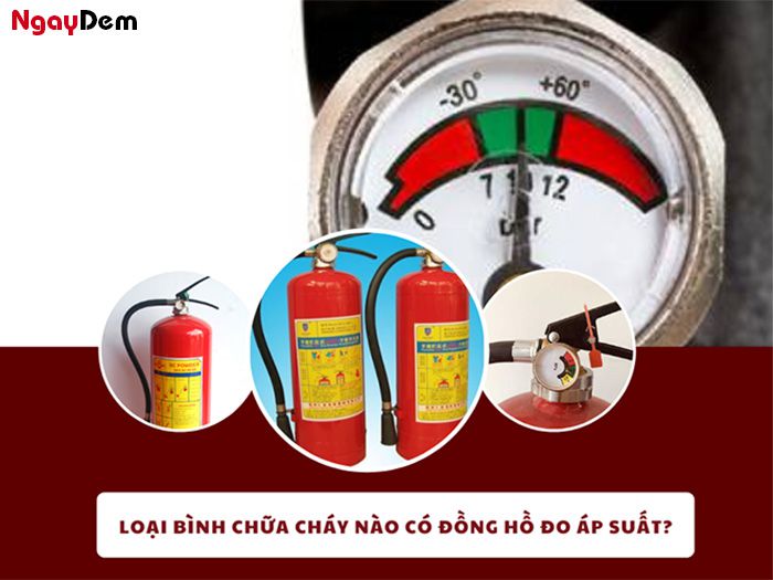 Loại bình chữa cháy nào có đồng hồ đo áp
