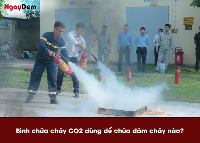 Bình chữa cháy CO2 dùng để chữa đám cháy nào?