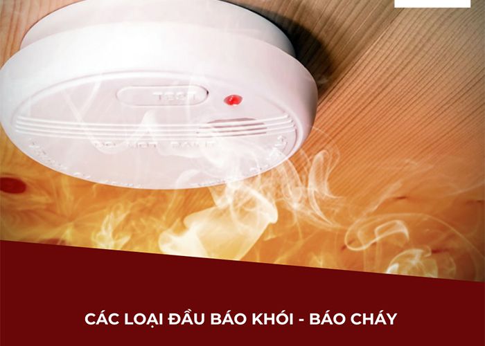 Các loại đầu báo khói, báo cháy phổ biến hiện nay