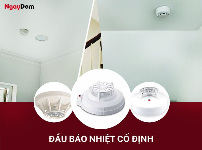 Các loại đầu báo nhiệt cố định