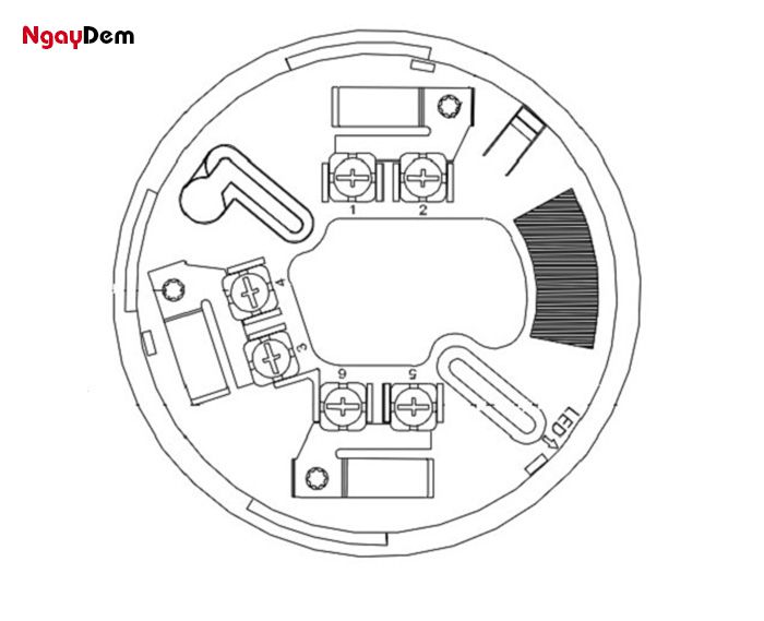 Cách đấu dây đầu báo khói chuẩn