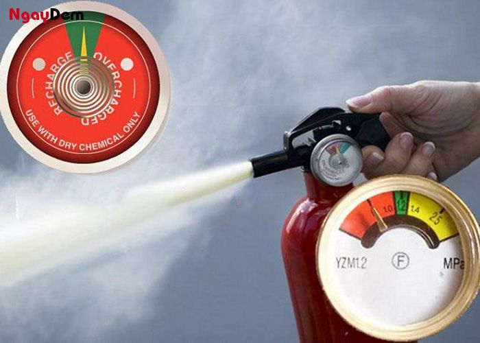 Kiểm tra áp suất bình chữa cháy