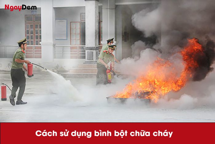 bình chữa cháy bột dùng để chữa đám cháy nào