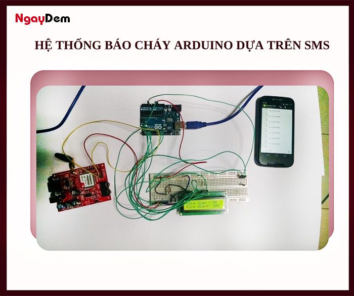 Hệ thống báo cháy Arduino dựa trên SMS