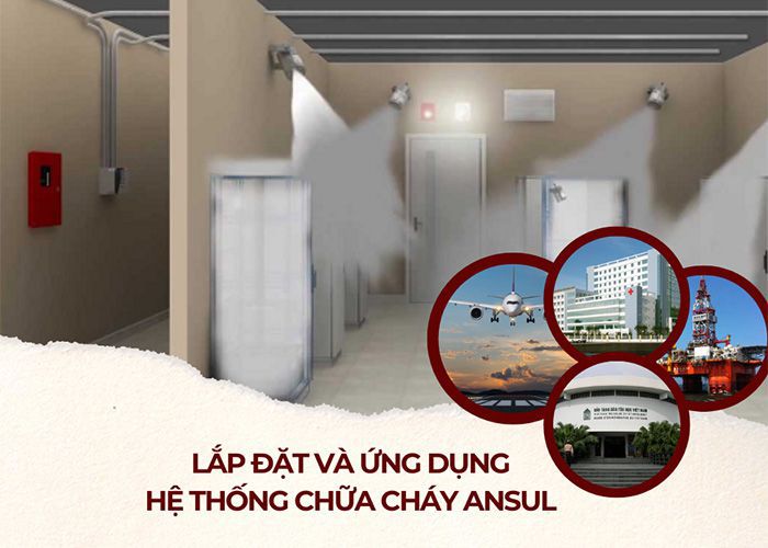Ứng dụng và lắp đặt hệ thống chữa cháy Ansul