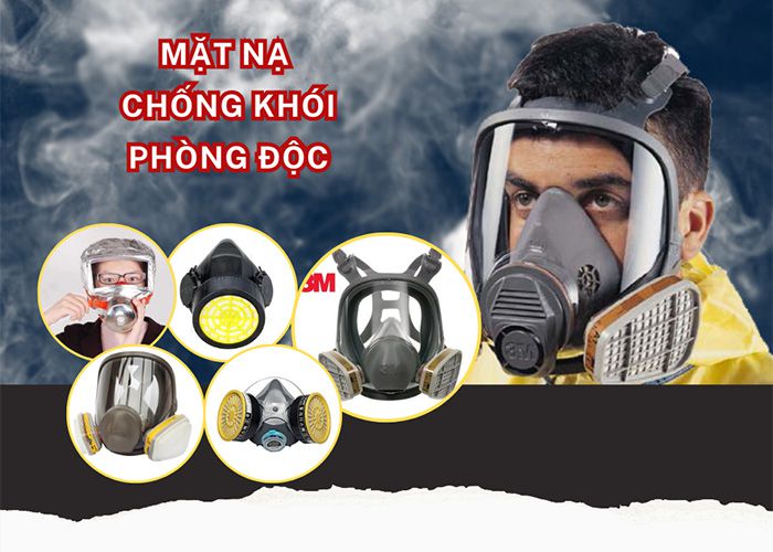 Mặt nạ chống khói phòng độc đảm bảo an toàn khi cháy nổ