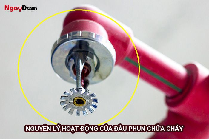 Nguyên lý hoạt động của đầu phun chữa cháy