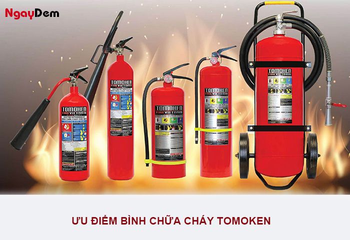 Ưu điểm đến từ bình chữa cháy Tomoken