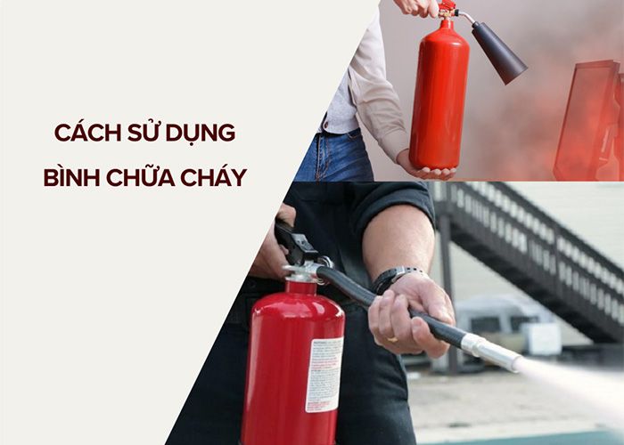 Cách sử dụng bình phòng cháy chữa cháy chuẩn xác nhất
