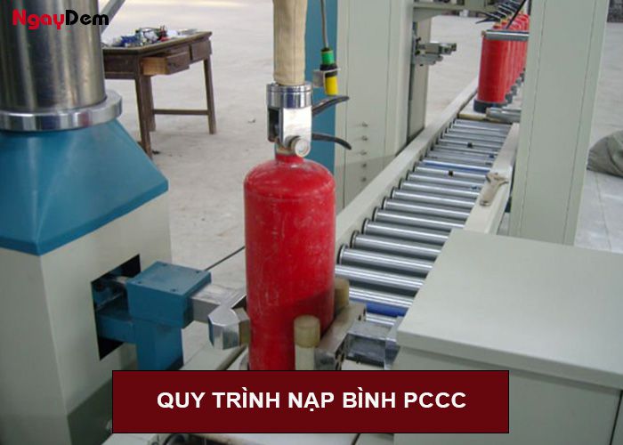 Quy trình nạp bình chữa cháy ở Ứng Hoà