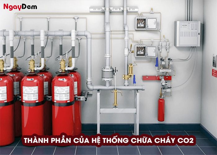 Thành phần và nguyên lý hệ thống chữa cháy bằng khí CO2