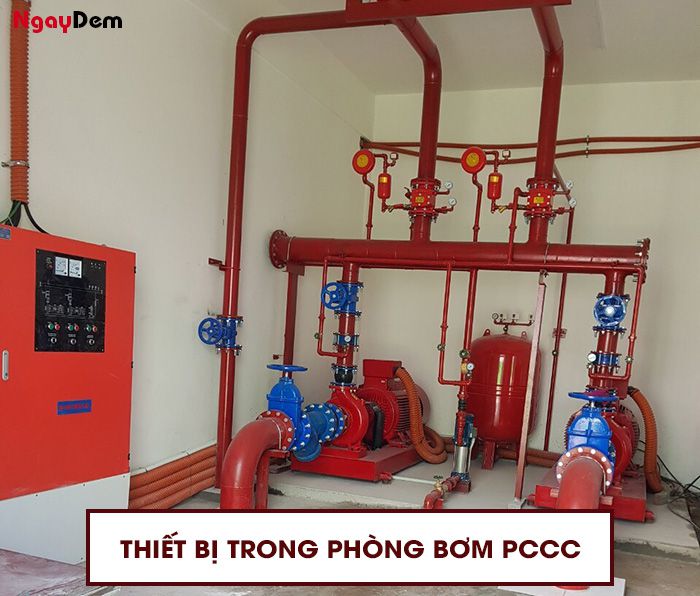 Thiết bị trong phòng bơm chữa cháy