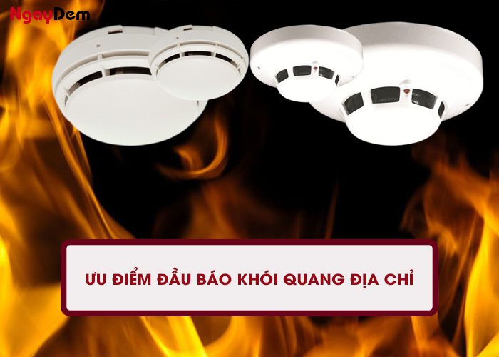 Đầu báo khói quang học địa chỉ với ưu điểm nổi bật