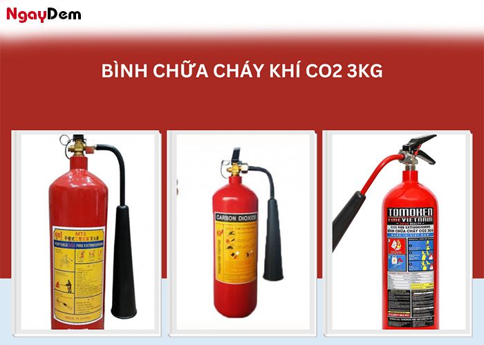 Các loại bình CO2 3Kg 