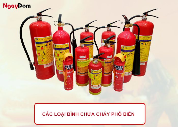 Các loại bình chữa cháy giá rẻ hiện nay