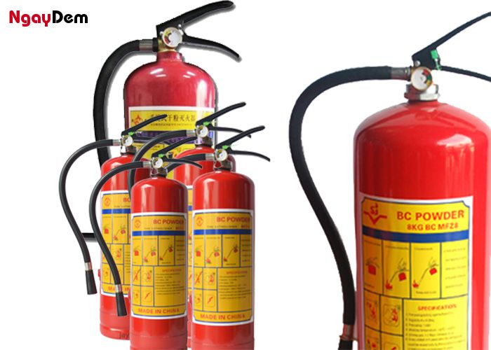 Một số loại bình cứu hoả bột