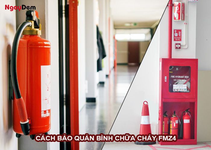 Cách bảo quan bình cứu hoả MFZ4 an toàn