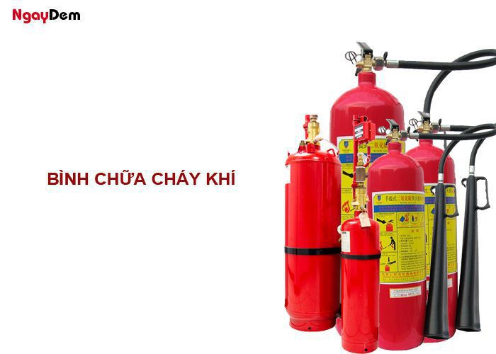 Có mấy loại bình chữa cháy khí hiện nay