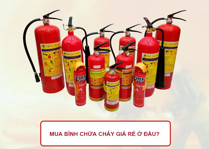 Mua bình chữa cháy giá rẻ ở đâu uy tín, chính hãng?