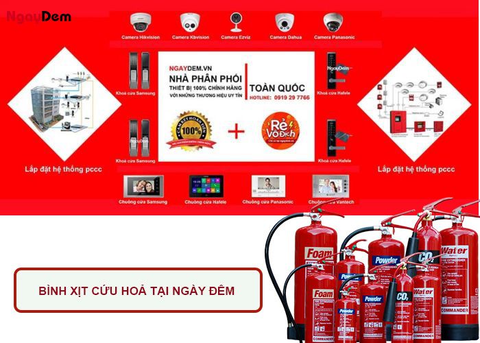 Bình xịt chữa cháy tại Ngày Đêm