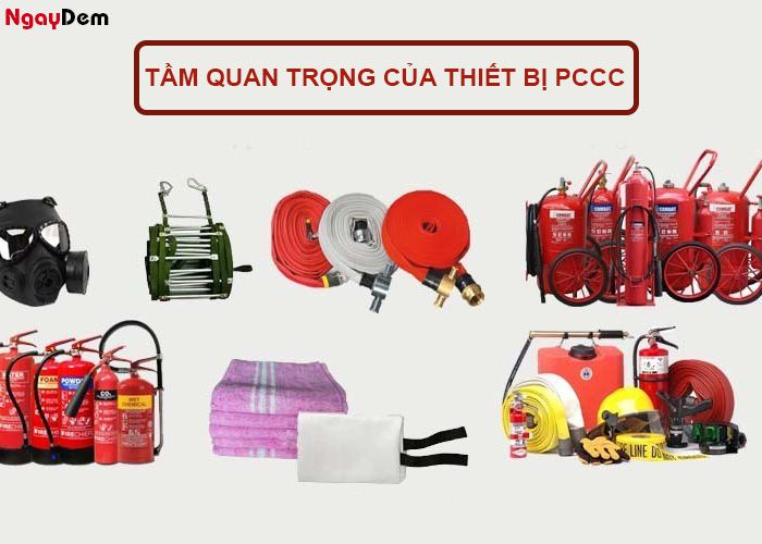 Tầm quan trọng của các thiết bị phòng cháy chữa cháy