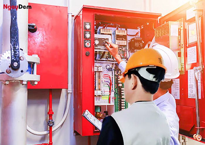 Thi công hệ thống báo cháy