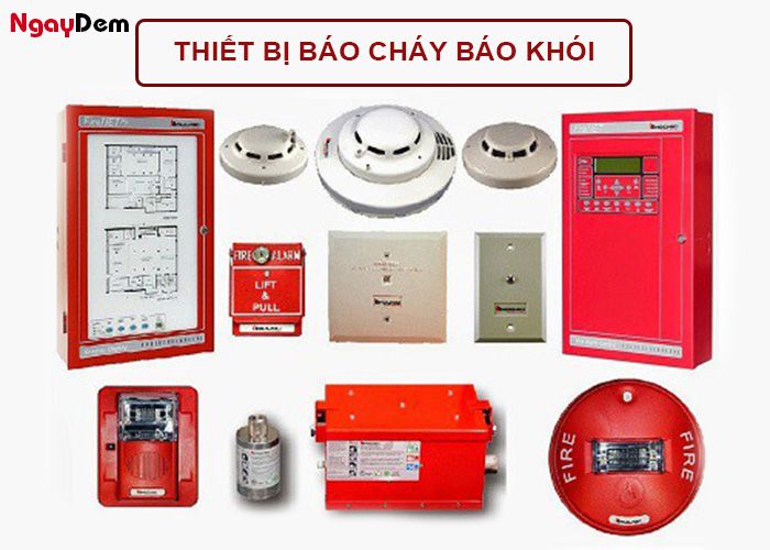 Thiết bị của hệ thống báo cháy báo khói