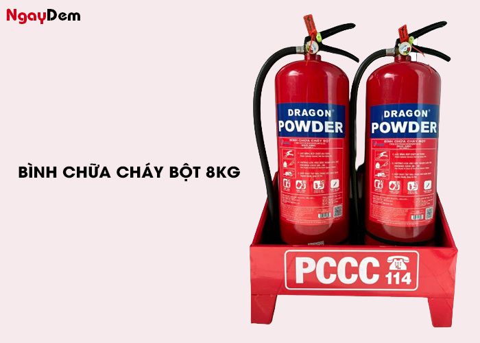Sự tiện lợi của bình chữa cháy bột 8Kg