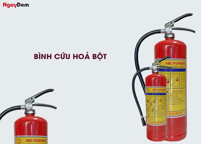 Tìm hiểu về bình cứu hoả bột 