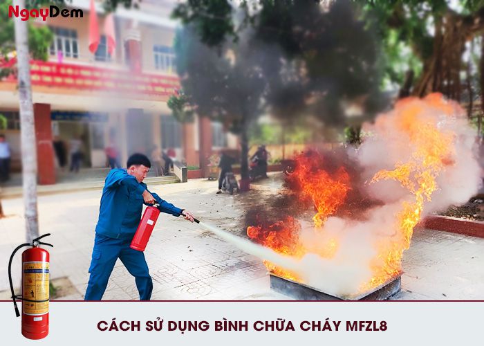 Hướng dẫn sử dụng bình chữa cháy MFZL8