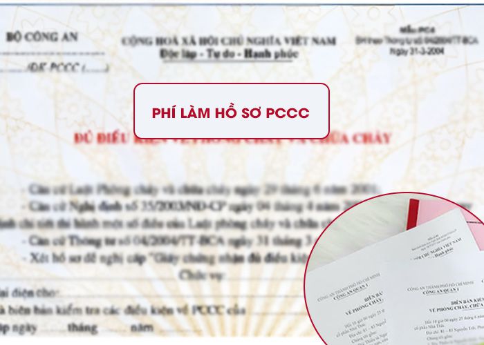 Biểu phí làm hồ sơ phòng cháy chữa cháy