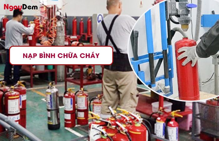 Nạp sạc bình chữa cháy ở Thanh Trì chuyên nghiệp