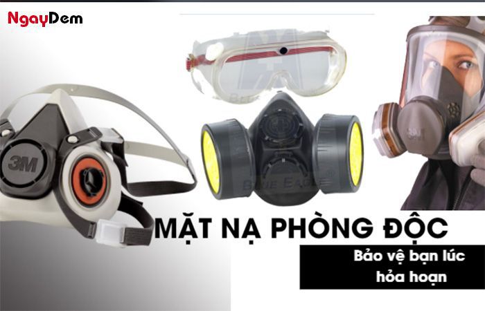 Dụng cụ phòng chống cháy nổ - Mặt nạ phòng độc, chống khói